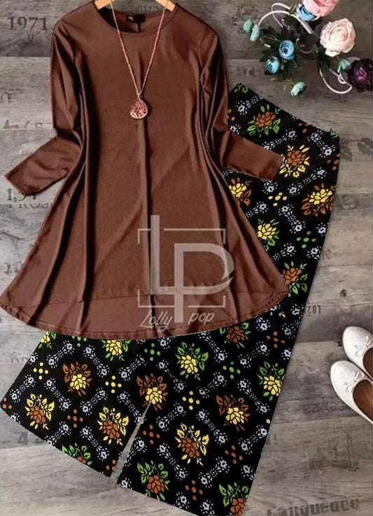 2Pc Stitched ladies dress